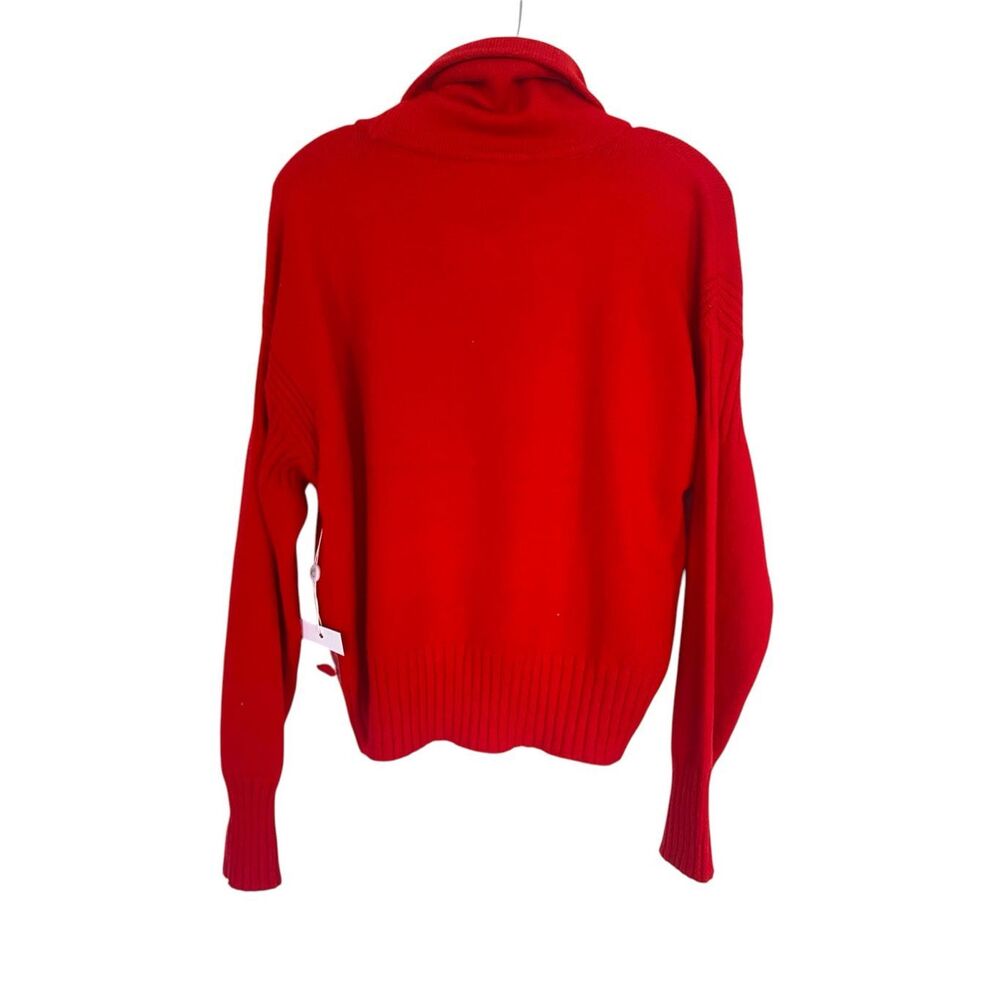 Evolution Solid Red Ultra Soft Knit Sweater Sz XL… - image 6